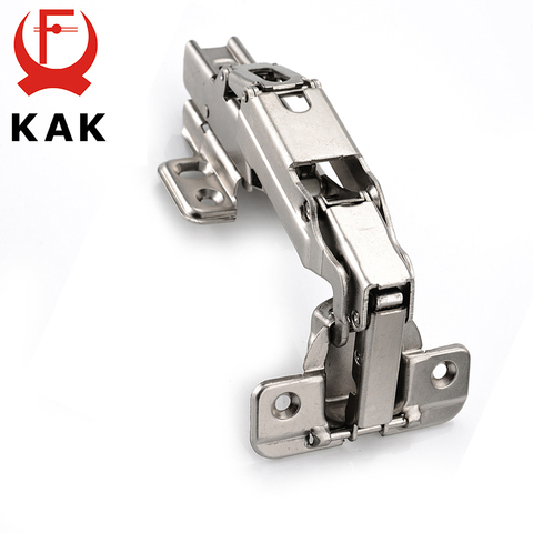 KAK 175 Degree Cabinet Hinge Cold Rolled Steel Fixed Hinge Rustless Iron Cabinet Cupboard Door Hinges For Furniture Hardware ► Photo 1/6