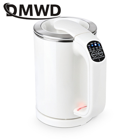DMWD Travel Hot Water Heating Pot MINI Electric Kettle Porridge Noodle Cooker Cup Heater Stainless steel Teapot Boiler 110V-220V ► Photo 1/6
