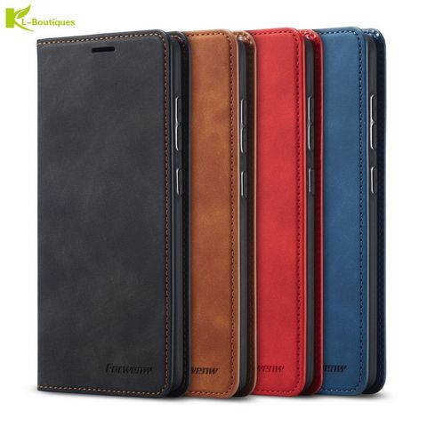 Magnetic Flip Case For Samsung Galaxy A51 A71 A31 A01 A11 A10 A20 A30 A30S A40 A50S Cases Wallet Leather Case Luxury Phone Cover ► Photo 1/6
