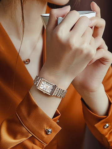 Julius Small Classic Lady Women's Watch Japan Quartz Elegant Fashion Hours Clock Stainless Steel Bracelet Girl Birthday Gift Box ► Photo 1/6