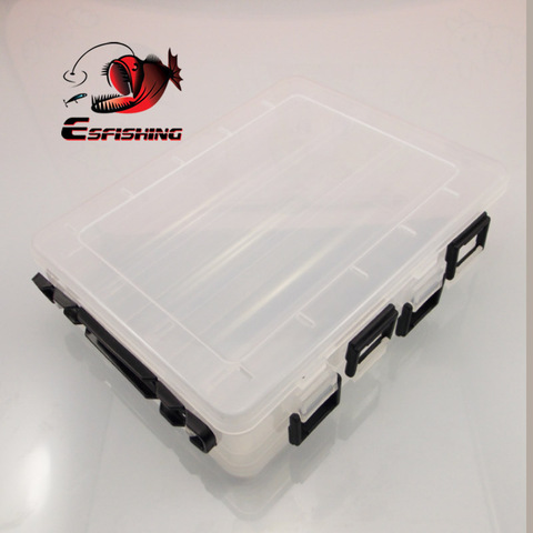 ESFISHING  Fishing Tackle Boxes 198mm Hook Storage Case Box Compartments Fish Lures Plastic Storage Holder Fishing Accessories ► Photo 1/4