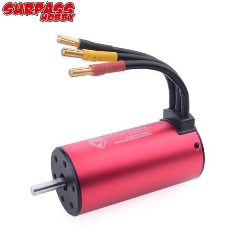 Surpass Hobby KK 3650 3660 3665 3670 3674 Waterproof Brushless Motor for 1/8 1/10 2S 3S  RC Car Drift Racing Off-Road Truck ► Photo 1/6