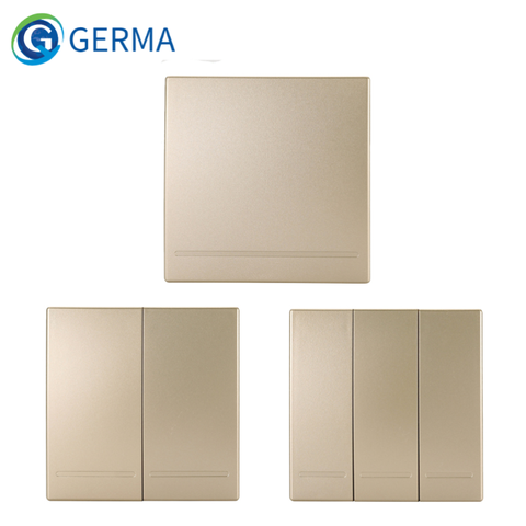 GERMA 433 Mhz Wireless RF Wall Panel Transmitter + RF AC 110V 220V 1 CH Remote Control Switch Receiver For Hall Bedroom Lights ► Photo 1/6