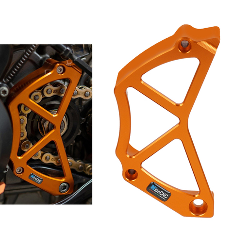 CNC Aluminum Front Sprocket Guard Protector Chain Guaud Cover For KTM 790 Adventure S R 2022 790 Duke 18-20 890 Duke 2022 ► Photo 1/6