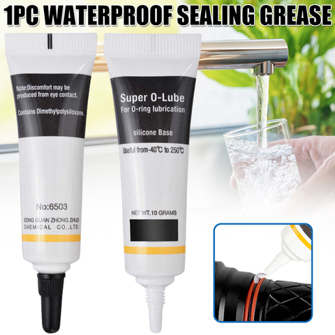 Waterproof Food Grade Silicone Lubricant Grease for O Rings Ring Faucet Plumbers 10g WXV Sale ► Photo 1/5