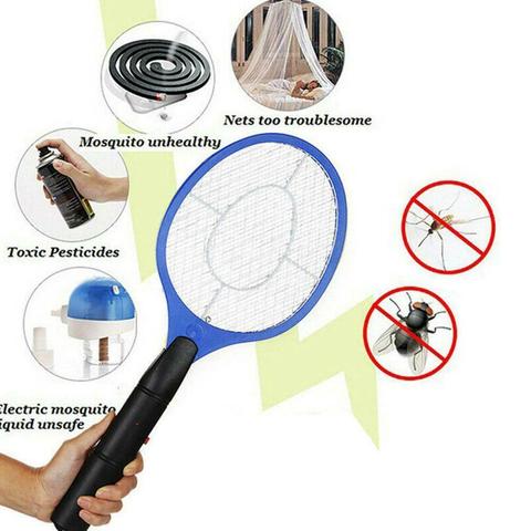 Electric Mosquito Swatter Handheld Bug Zapper Racket Insects Killer Cordless Mosquito Racket Fly Insect Swatter Fly Killer ► Photo 1/6