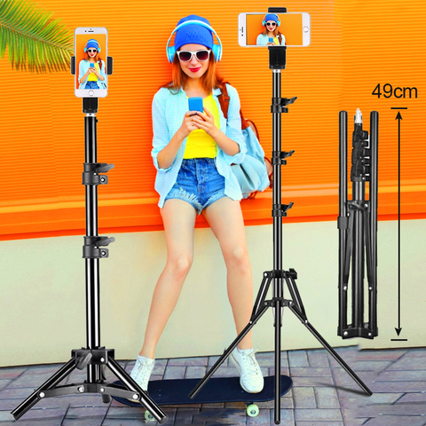 Orsda Metal Tripod Photography Light Stand Mobile Smartphone Stable Shooting Professional for Tik Youtube Tiktok Tok Vlog Live ► Photo 1/6