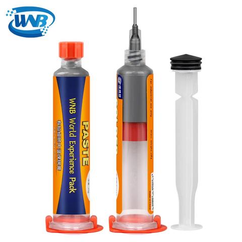 WNB 20g BGA Tin Solder Paste Leaded Sn63/Pb37 Syringe Liquid Flux Melting Point 183℃ PCB Repair Stencil Welding Soldering Tool ► Photo 1/6