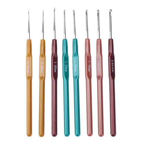 8/10pcs Mini Crochet Hooks Knitting Needles Handicraft Crochet Set Kit Hand Weave Tool Stitches Sewing Accessories Tools ► Photo 1/1