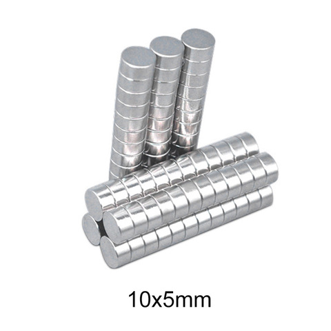 10/20/30/50/100/150PCS 10x5 mm Powerful Neodymium Magnet 10mmx5mm Search Diameter Disc Magnet 10x5mm Round Magnets 10*5 ► Photo 1/6