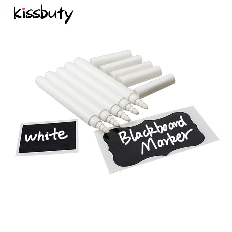 1/2/3/4Pcs White Liquid Chalk Pen Marker Glass Windows Blackboard