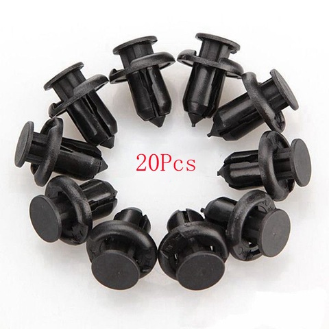 20x Bumper Clip Fastener Black Trim Rivet For Honda /Accord /Civic For CR-V /Acura CL MDX ► Photo 1/6