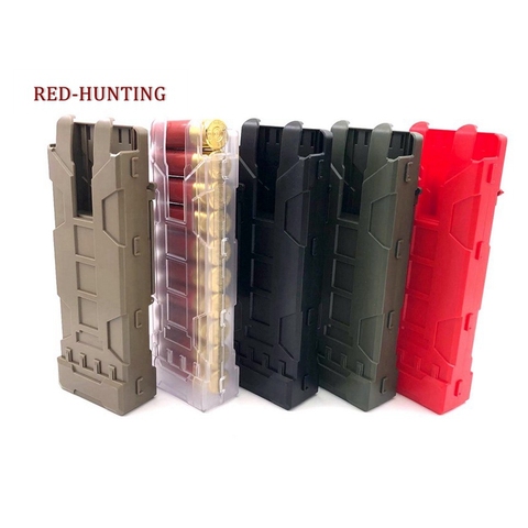 New Tactical Shotgun Magazine Pouch Airsoft Paintball 10 Rounds 12 Gauge Reload Ammo Shells Molle Magazine Box ► Photo 1/6