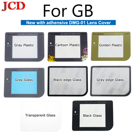 JCD New glass Screen Lens for Zero DMG-001 for Nintendo Glass Plastic with adhensive DMG-01 Lens Cover for GameBoy Plastic Lens ► Photo 1/6