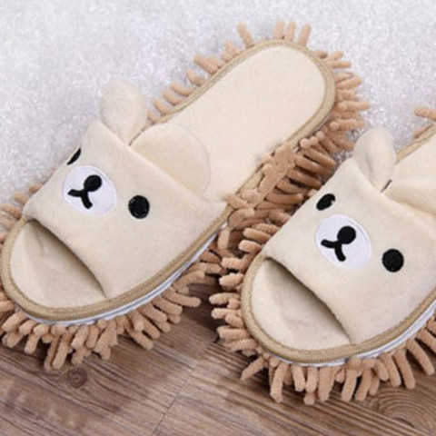 Scrub Removable Chenille Dust Mop Slippers Household Home Accessories Micro Fiber Sanitary Floor Cleaning Kichen ► Photo 1/6