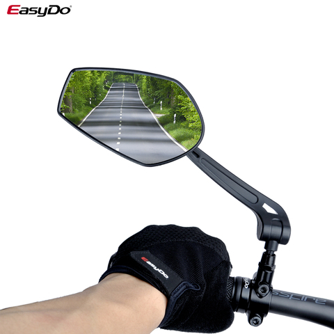 EasyDo Bicycle Handlebar Reflector Rear View Mirror Mountain Bike Electrical Bike HD Wide-Range Adjustable Angles Mirror HOT ► Photo 1/6