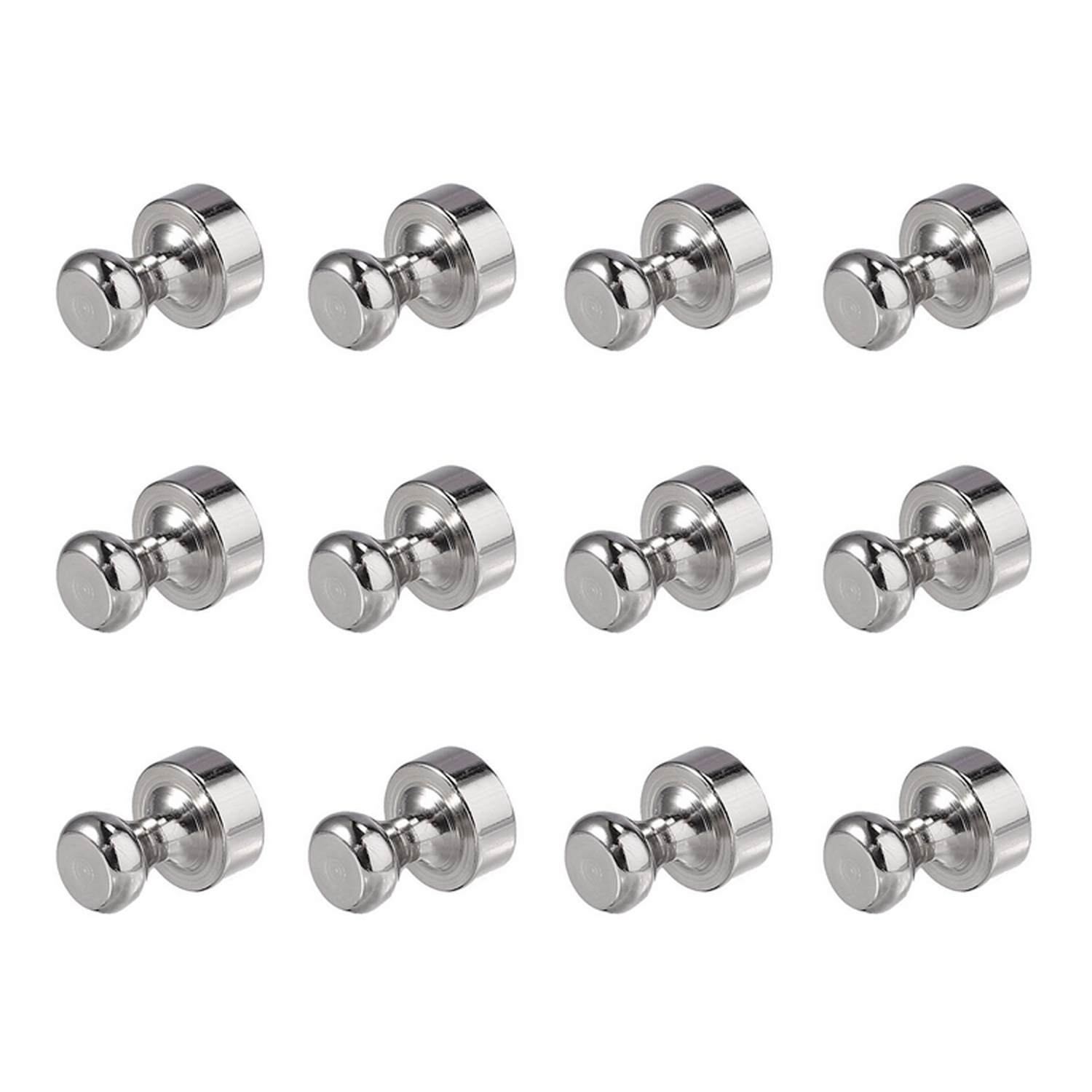 12pcs  Magnets Metal Push Pin Skittle Fridge Magnets Whiteboard Strong 