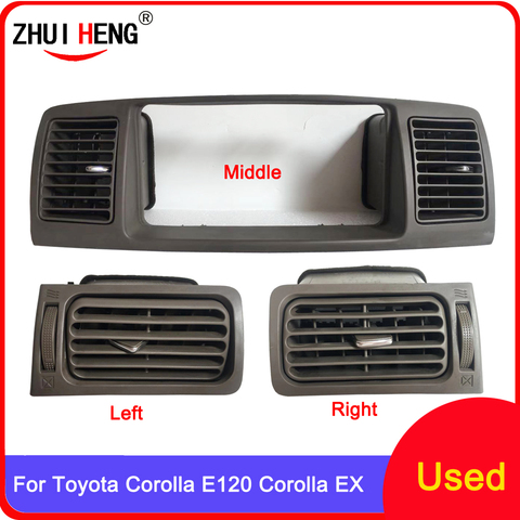 Car A/C Air Conditioning Air Vent Outlet Panel Grille Cover Frame Fascia Replacement For TOYOTA Corolla EX Corolla E120 Dash Kit ► Photo 1/6