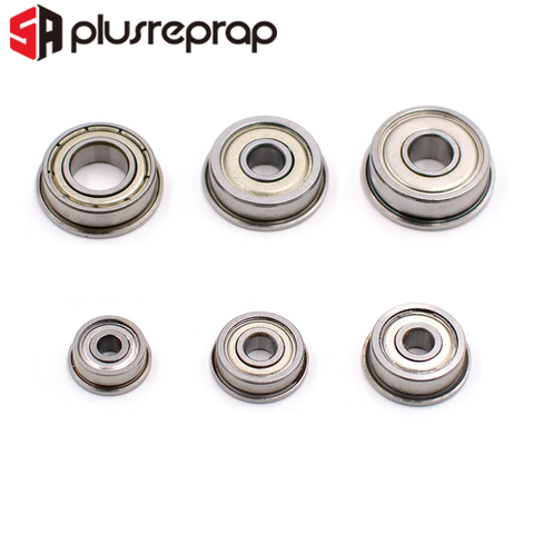 10PCS Flange Ball Bearings F623zz F624zz F625zz F604zz F606zz F688zz for 3D Printers Parts Deep Groove Pulley Wheel ► Photo 1/6