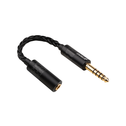 8 Core No-Oxygen Copper Silver-plated Connector Carbon Fiber Adapter Male Conversion Cable Earphone Balanced Stereo Audio Cable ► Photo 1/6