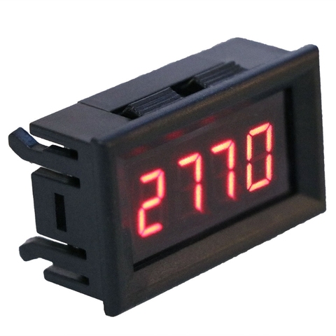 2 in 1 LED Tachometer Gauge Digital RPM Voltmeter for Auto Motor Rotating Speed ► Photo 1/5