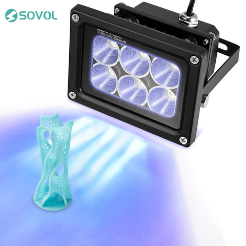 405nm 6W UV Resin LED Curing Light Lamp for SLA DLP 3D Printer