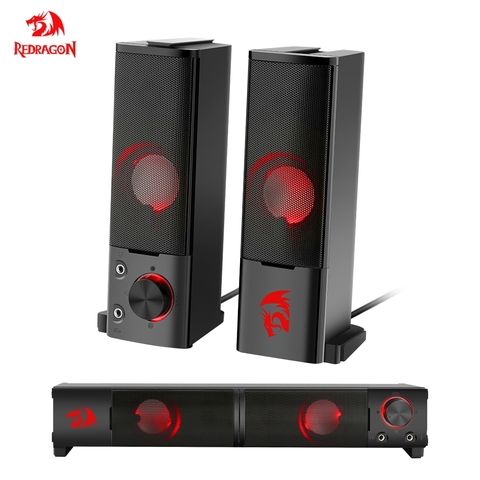 Redragon GS550 aux 3.5mm stereo surround music smart speakers column sound bar for the computer PC home notebook TV loudspeakers ► Photo 1/6