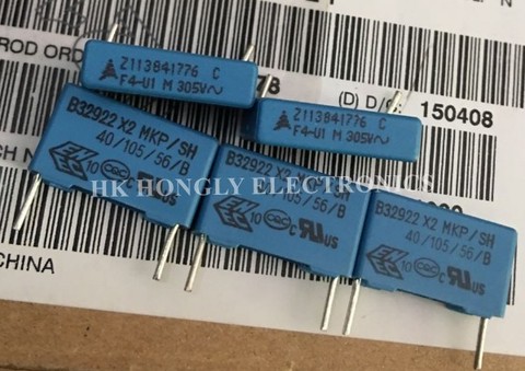 30PCS B32922 X2 MKP/SH U1 U15 U22 U33 U47 U68 M 20% 305V P=15mm 0.1UF 0.15UF 0.22UF 0.33UF 0.47UF 0.68UF MET FILM CAPACITOR ► Photo 1/5