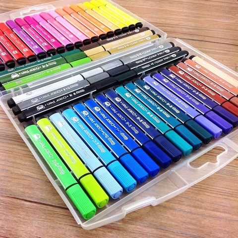 12/18/24/36/ Colors Art Marker Pen Drawing Set Colored Children Painting Watercolor Pens Safe Non-toxic Water Washing Graffiti ► Photo 1/6