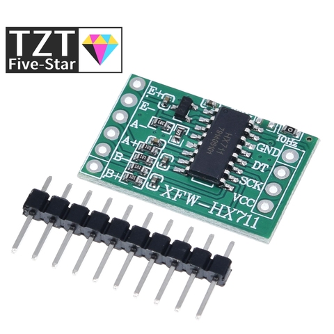 TZT For Arduino Dual Channel HX711 Weighing Pressure Sensor 24-bit Precision A/D Module DIY Electronic Scale ► Photo 1/6