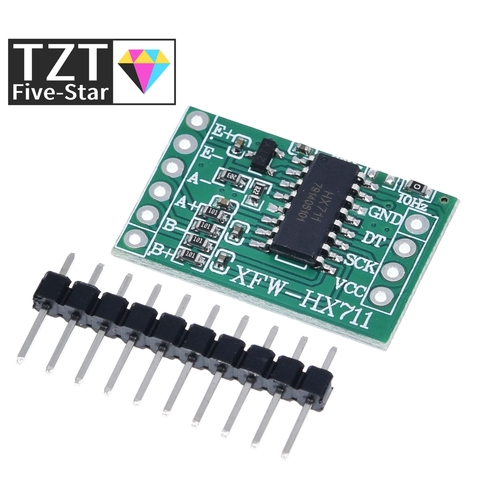 TZT For Arduino Dual Channel HX711 Weighing Pressure Sensor 24-bit Precision A/D Module DIY Electronic Scale ► Photo 1/6