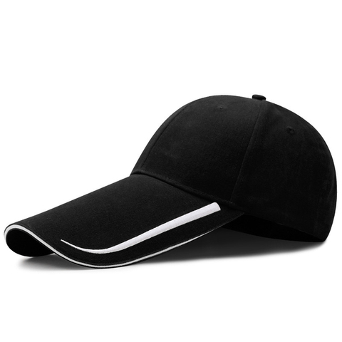 14cm long visor large head Man Big Size Causal Peaked Hats Cool Fishing Hat Man Plus Size Baseball Caps 55-60cm 60-65cm ► Photo 1/6