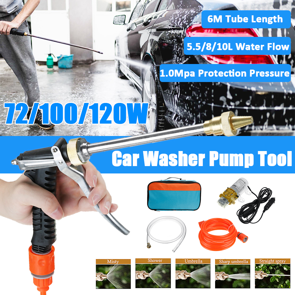 12V 120W High Pressure Car Washer Washing Machine Electric Cleaner Spray Gun