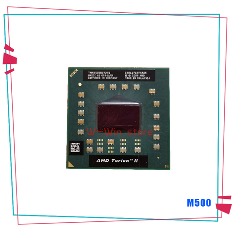 AMD Turion II Dual-Core Mobile M500 2.2 GHz Dual-Core Dual-Thread CPU Processor TMM500DBO22GQ Socket S1 ► Photo 1/1