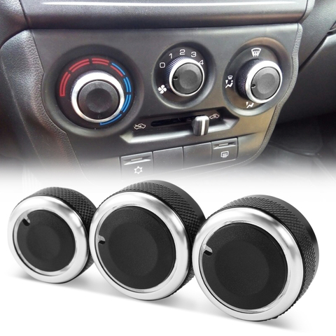 Air Conditioning heat control Switch knob For Lada Granta AC Knob Car 3PCS /LOT for Lada car styling ► Photo 1/6