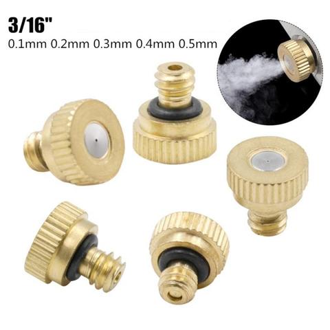 Low Pressure Copper Spray Nozzle Garden Water Atomizing Sprinkle Agricultural Sprayer For Garden Watering Adjustable Water Mist ► Photo 1/6