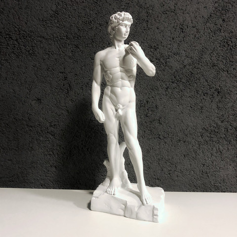 David Statue Figurines Michelangelo Buonarroti Art Sculpture Resin Art&Craft Home Decoration Accessories Gift ► Photo 1/6