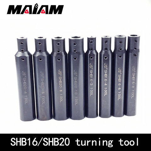 round shank small aperture bore hole turning tool holder SHB20 SHB16 SHB1 milling flat lathe hole boring tool holder sleeve ► Photo 1/6