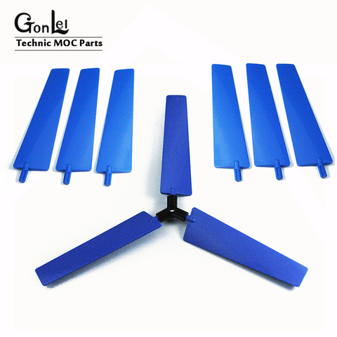 3-10Pcs/lot High-Tech Brick Parts Aircraft fan blades propeller For Windmill Compatible with 99012 Education EV3 Block DIY Toy ► Photo 1/5