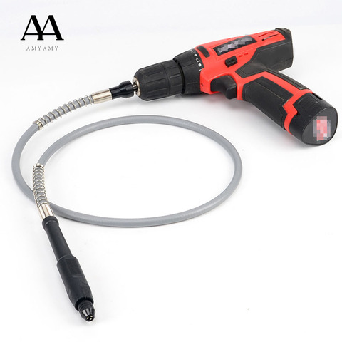 AMYAMY Flexible Extension Flex Cord Shaft drill chuck 108CM length extension bits for electric  Dremel drill ► Photo 1/6