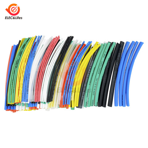 140Pcs Heat Shrinkable Multicolor Polyolefin Shrinking Assorted Heat Shrink Tube Wire Cable Insulated Sleeving Tubing Set ► Photo 1/6