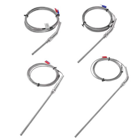 2m K Type Thermocouple Probe 50mm/100mm/150mm/200mm Stainless Steel Thermocouple 0-400℃ Temperature Sensor  ► Photo 1/6