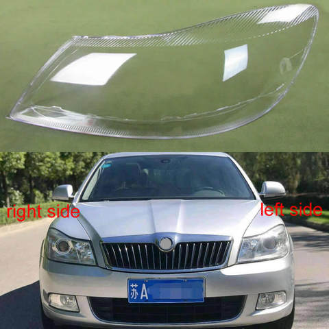 For Skoda Octavia 2012 2013 2014 Headlights Cover Headlights Shell Mask Boutique Transparent Cover Lampshdade Headlamp Shell ► Photo 1/6