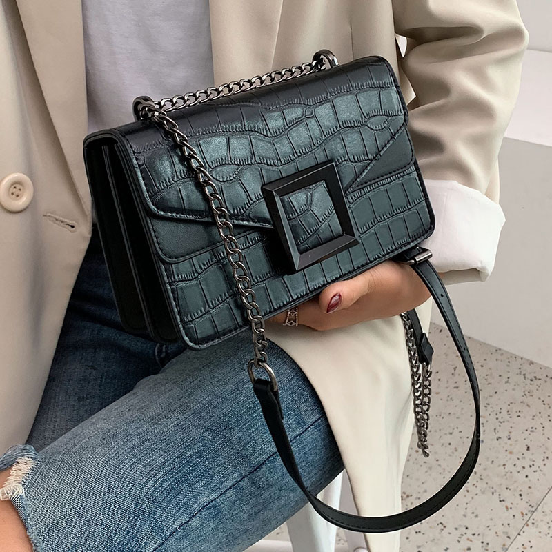 Stone Pattern Crossbody Bags For Women Handbags New Designer Ladies Shoulder 