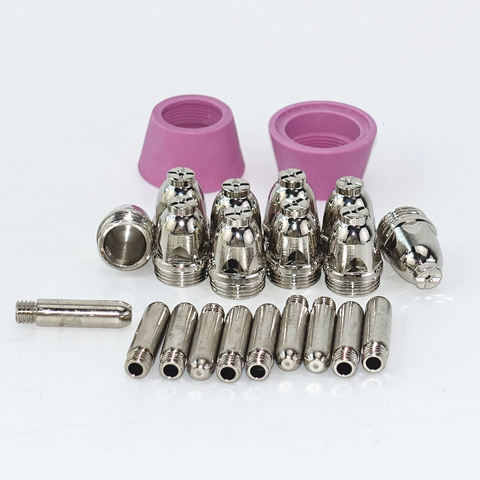 22pcs AG60 Plasma Cutting Torch Consumables SG55 Cutting Gun 60A Plasma Cutting Machine Shield Cup Nozzle Electrode ► Photo 1/6