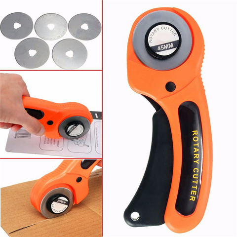 45mm Rotary Cutter Leather Cutting Tool Fabric Cutter Circular Blade DIY Patchwork Sewing Quilting Fit Olfa Cut ► Photo 1/6