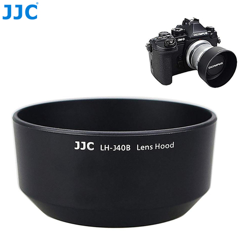 JJC Reversible Bayonet Camera Lens Hood Shade for Olympus M.ZUIKO DIGITAL 45mm 1:1.8 Lens / M4518 Replaces Olympus LH-40B ► Photo 1/6