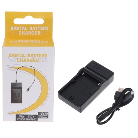 USB Battery Charger For Sony NP-F550 F570 F770 F960 F970 FM50 F330 F930 Camera ► Photo 1/6