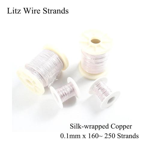 0.1x160 0.1x180 0.1x200 0.1x220 0.1x250 Litz Wire Strand Enamelled Copper Litz Wire Strands Crystal Micro Antenna Occ 0.1mm 0.1 ► Photo 1/1