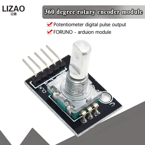 360 Degrees Rotary Encoder Module Brick Sensor Switch Development KY-040 for arduino ► Photo 1/6